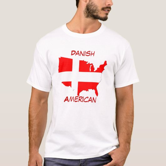 Dänischer Amerikaner T-Shirt (Vorderseite)