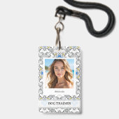 Dänischer Dogge Ausweis (Vorderseite mit Lanyard)