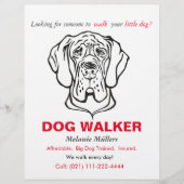 Dänischer Dogge Flyer (Vorne)