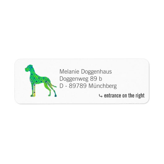 Dänischer Dogge Grün (Vorne)
