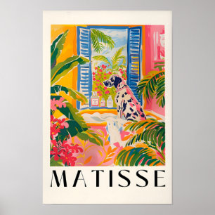 Dänischer Dogge in Badewanne, Lustige Badezimmer-W Poster
