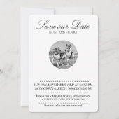 Dänischer Dogge LIEBE AUF DEN ERSTEN BLICK Save-th Save The Date (Rückseite)
