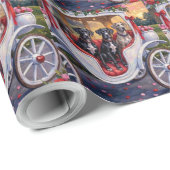 Dänischer Dogge Valentinstag Geschenkpapier (Rolleneckpunkt)
