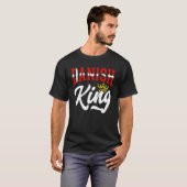 Dänischer König Dänemark Flagge T-Shirt (Vorne ganz)
