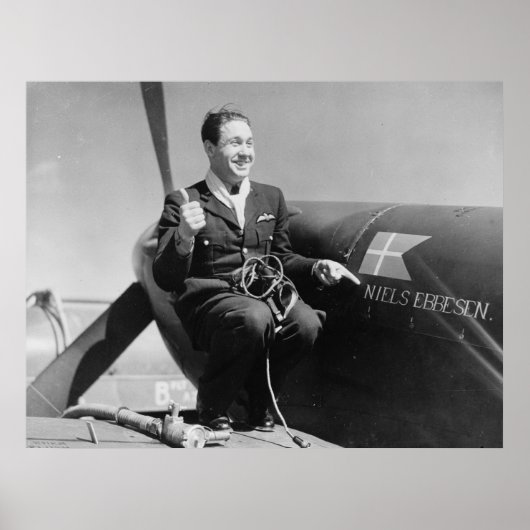 Dänischer RAF-Pilot Poster (Vorne)