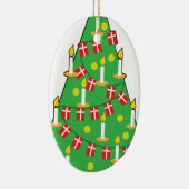 Dänischer Weihnachtsbaum Keramik Ornament (Rechts)