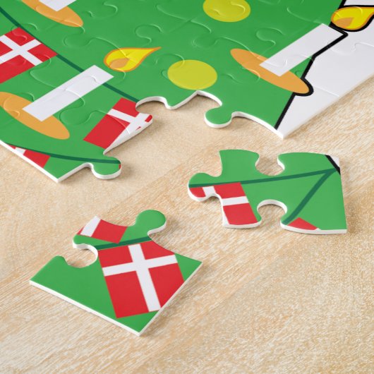 Dänischer Weihnachtsbaum Puzzle (Seite)