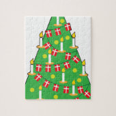 Dänischer Weihnachtsbaum Puzzle (Vertikal)