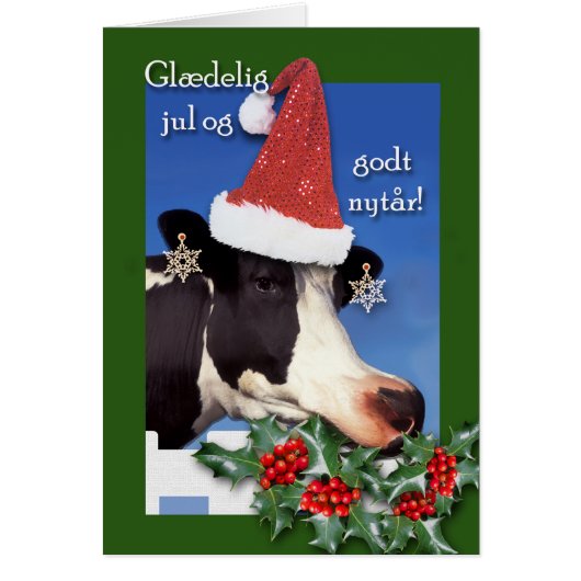 Dänischer Weihnachtsglaedelig jul mit Kuh (Vorne)