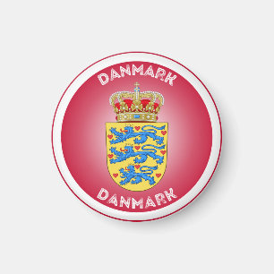 Dänisches Erbe-Emblem Magnet