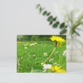 Dänisches Feld Postkarte (Stehend Vorderseite)