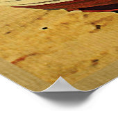 Dänisches Fischerboot Poster (Ecke)