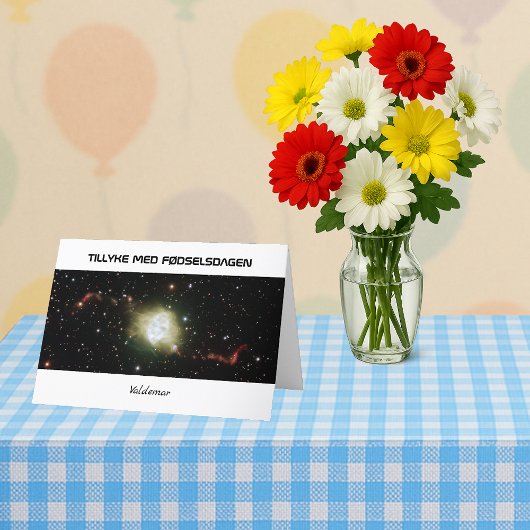 Dänisches Fodselsdagen Ihr Text Astronomie Karte