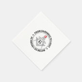 Dänisches Freimaurerzeichen Serviette (Ecke)