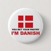 Dänisches Gebäck Button (Vorderseite)