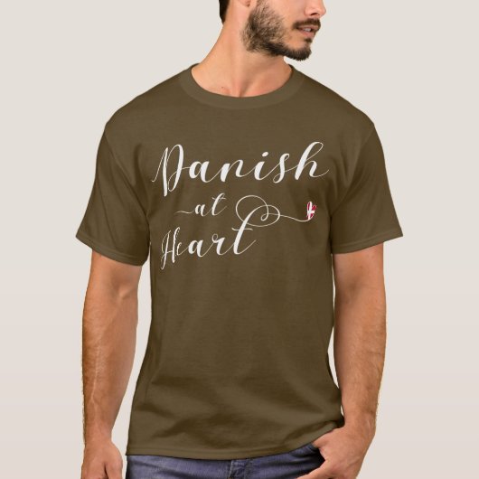 Danish At Heart, Dänemark T-Shirt (Vorderseite)