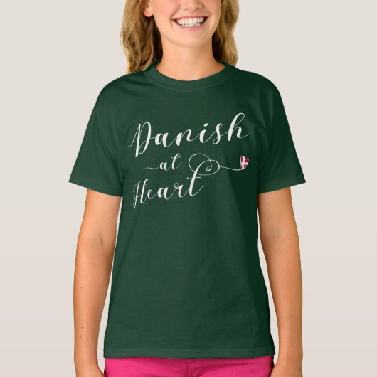 Danish At Heart, Dänemark T-Shirt (Vorderseite)