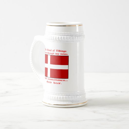 Danish Blood & Ber Viking Bierglas (Vorderseite Links)