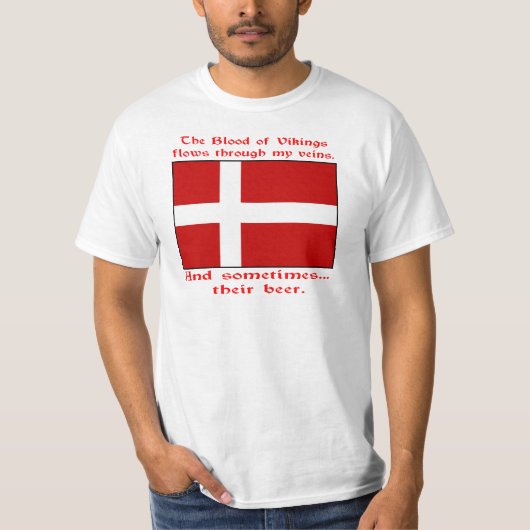 Danish Blood & Ber Viking T-Shirt (Vorderseite)