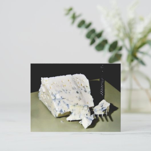 Danish Blue Cheeses Postkarte (Stehend Vorderseite)