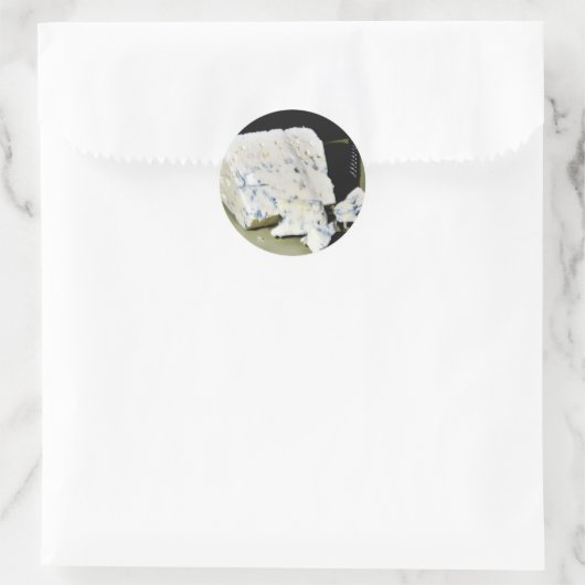 Danish Blue Cheeses Runder Aufkleber (Tasche)