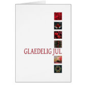 Danish Christmas Card - Glædelig Jul (Vorne)