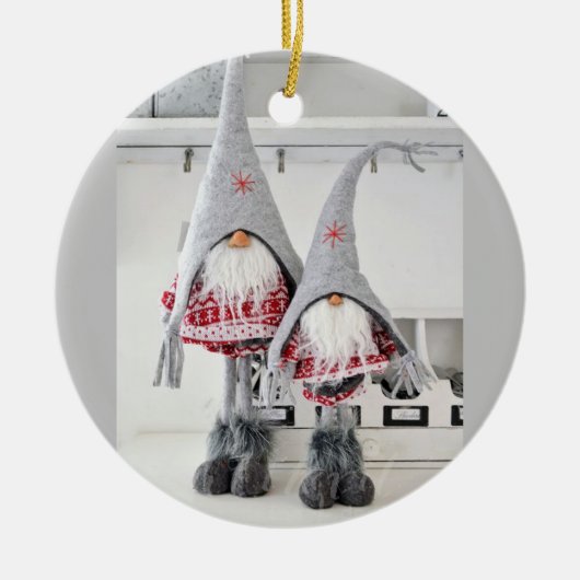 DANISH CHRISTMAS ORNATION KERAMIK ORNAMENT (Vorne)