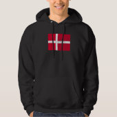 Danish Denmark Flag Pride Danish Flag  1 Hoodie (Vorderseite)