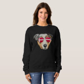 Danish Flag Australian Shepherd Dog Denmark Pocket Sweatshirt (Vorne ganz)