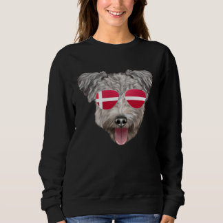 Danish Flag Bullmastiff Dog Denmark Pocket Sweatshirt