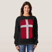 Danish Flag Denmark Sweatshirt (Vorne ganz)
