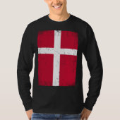 Danish Flag Denmark T-Shirt (Vorderseite)