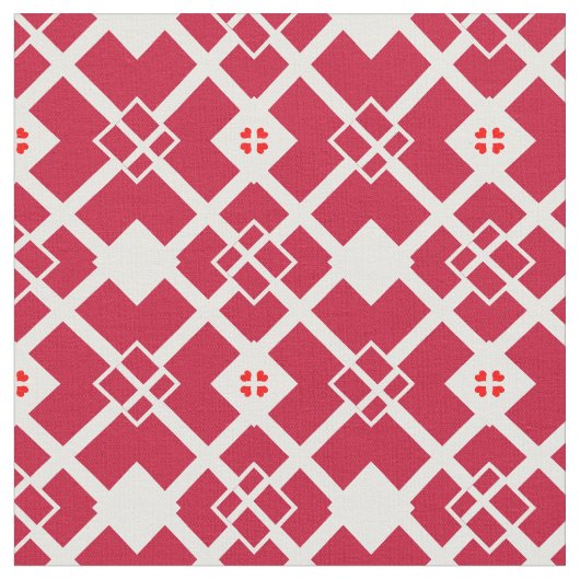 Danish Flag & Denmark Trendy Fabric mode Stoff (Nahaufnahme)