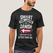 Danish Flag Native Pride  Denmark Danish Roots T-Shirt (Vorderseite)