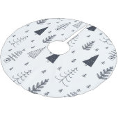 Danish Hygee Blue Weihnachtsbaumzubehör Polyester Weihnachtsbaumdecke (Schrägansicht)