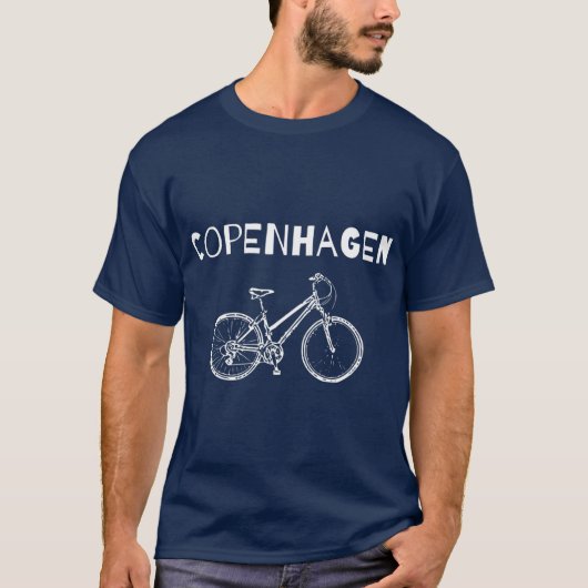 Danish Made Copenhagen Bike Design Premium T-Shirt (Vorderseite)