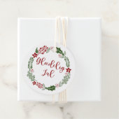 Danish Merry Christmas, Glæjul, Custom Geschenkanhänger (Beispiel)