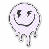 Danish Pastel Aesthetic Trippy Tropfen Face Sticke Aufkleber (Vorderseite)