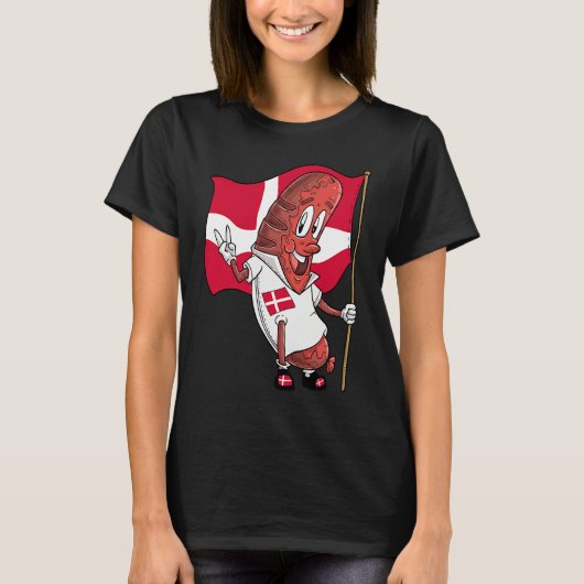 Danish pork roast sausage T-Shirt (Vorderseite)