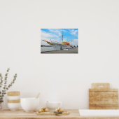 Danish Royal Yacht Dannebrog Poster (Küche)