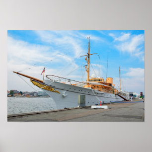 Danish Royal Yacht Dannebrog Poster