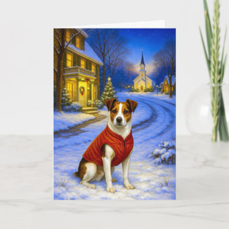 Danish-Swedish Farm Dog Holiday Card Feiertagskarte