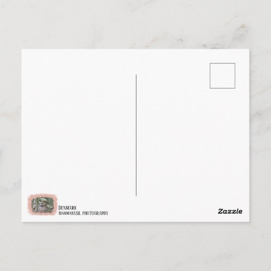 Danish Troll Traveling Postcard! Postkarte (Rückseite)