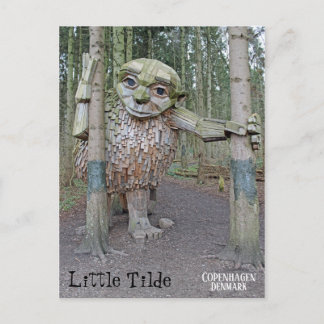 Danish Troll Traveling Postcard! Postkarte