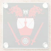Danish Viking Glasuntersetzer (Rückseite)