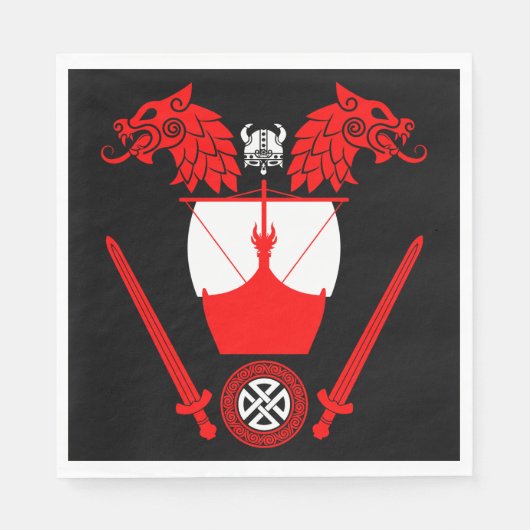 Danish Viking Serviette (Vorderseite)