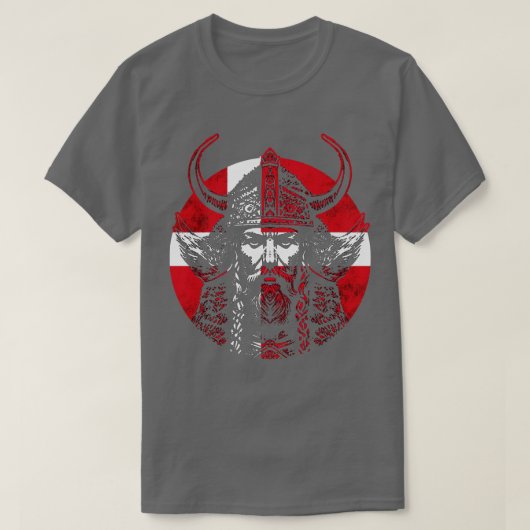 Danish Viking Warrior 5 T-Shirt (Design vorne)