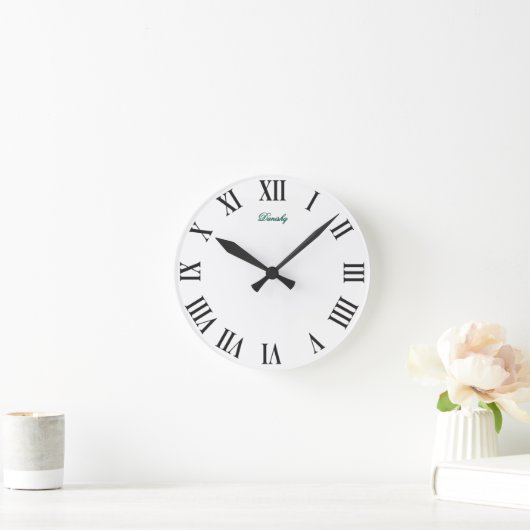 Danishq Wall Clock Runde Wanduhr (Zuhause)