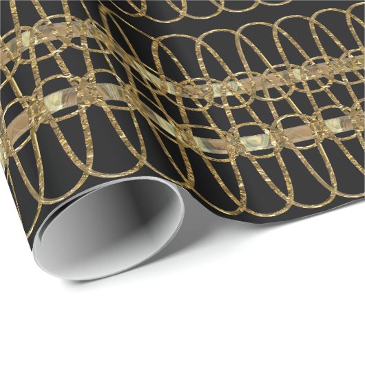 Danjett Romantic Elegant Wrapping Paper Geschenkpapier (Rolleneckpunkt)