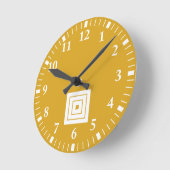Danjuro Ichikawa Runde Wanduhr (Winkel)